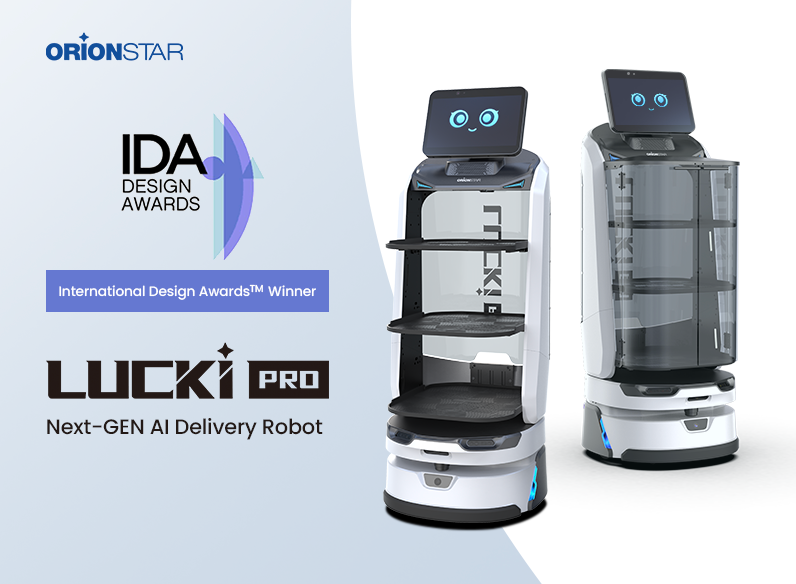 LuckiBot Pro ha vinto l'International Design Awards (IDA) per l'eccellenza del design e delle funzionalità